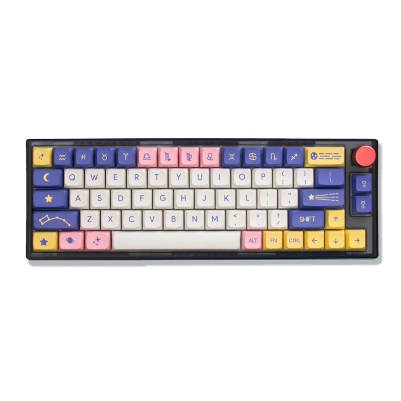 Астрологический колпачок клавиш PBT 138 колпачки краситель-сублимация XDA профиль