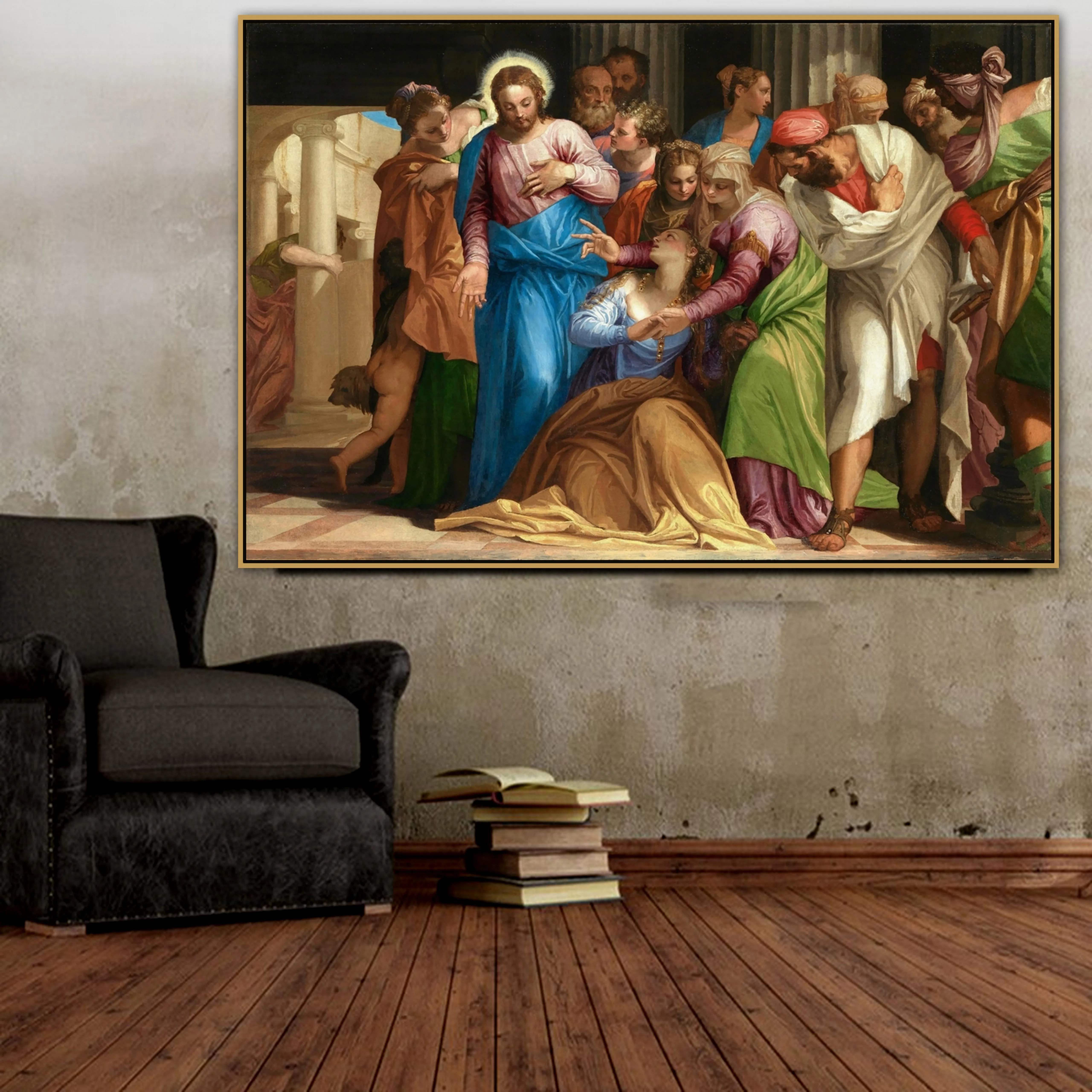 Paolo Veronese старый известный мастер художник преобразование Мэри холст живопись