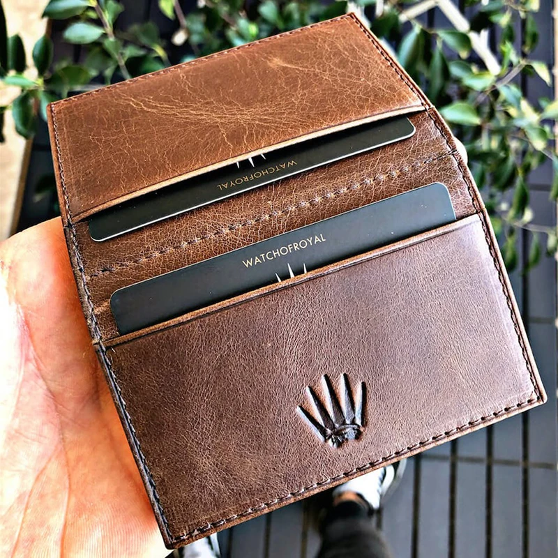 

Leather Card Holder Wallet Men Brand Black Magic Trifold Leather Slim Mini Wallet Small Money Bag Male Purses Genuine Leather 100% Genuine Leather Men Wallet Coin Purse Small Mini Card Holder Portomonee Male Walet 4