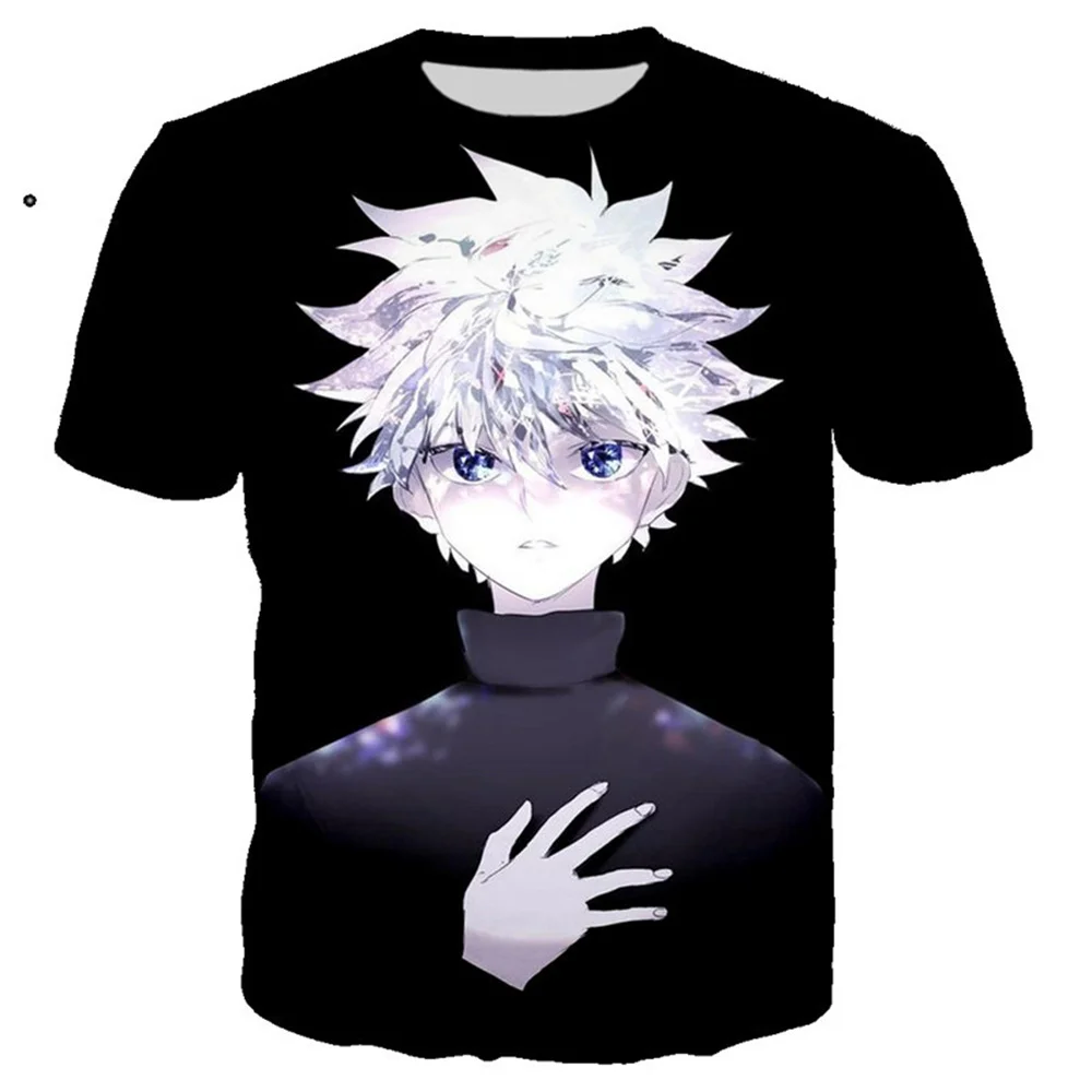 

Hunter X Hunter Anime T Shirt For Men Camisetas Manga Tops Clothes Ropa Hombre Streetwear Tee Camisa Masculina Verano Koszulki
