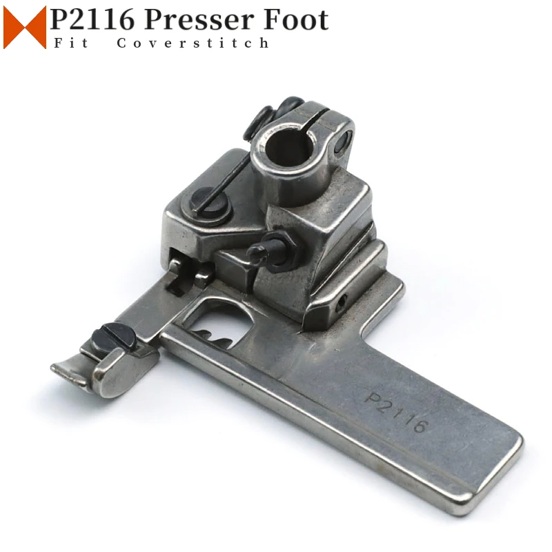 

P2116 Presser Foot For Interlock Coverstitch Sewing Machine Fit Pegasus W500 W600 Siruba F007 C007 Yamato VC2700 5.6mm