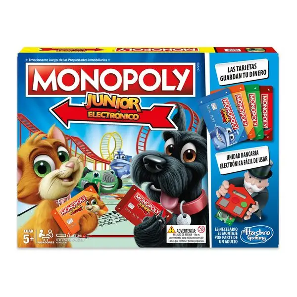 Юниор электронная Монополия Hasbro | Игрушки и хобби