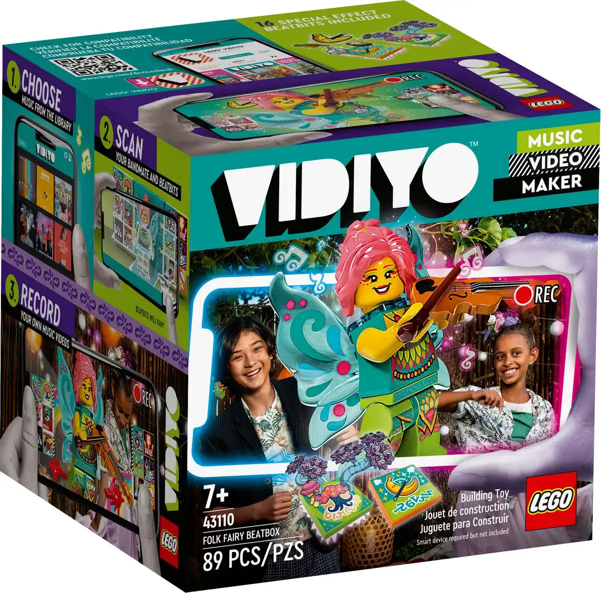 

LEGO 43110 VIDIYO Folk Fairy BeatBox Music Video Maker Toy 43109