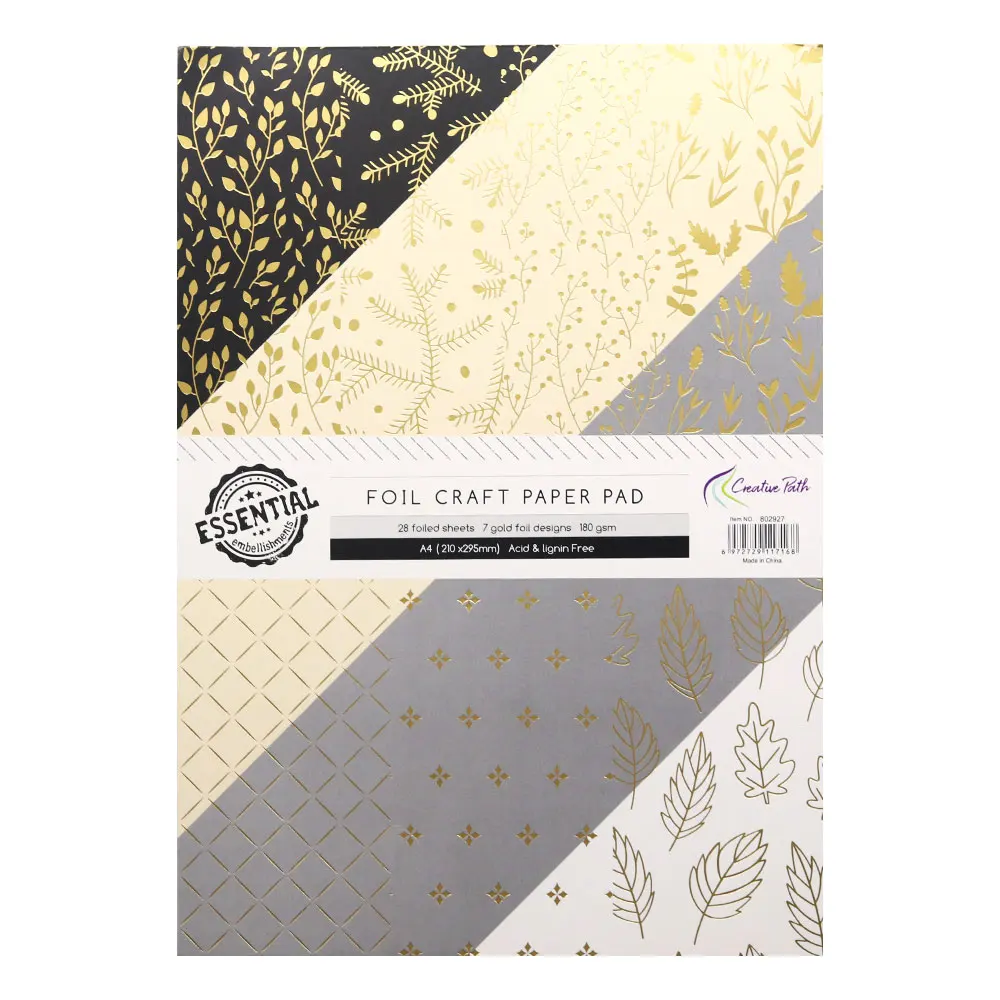 Креативный путь A4 Фольга Дизайн Скрапбукинг крафт бумага коврик для карт 28