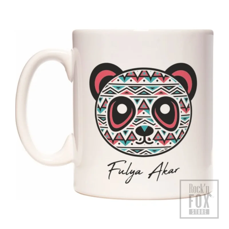 Персонализированная кружка с пандой|Кружки| |