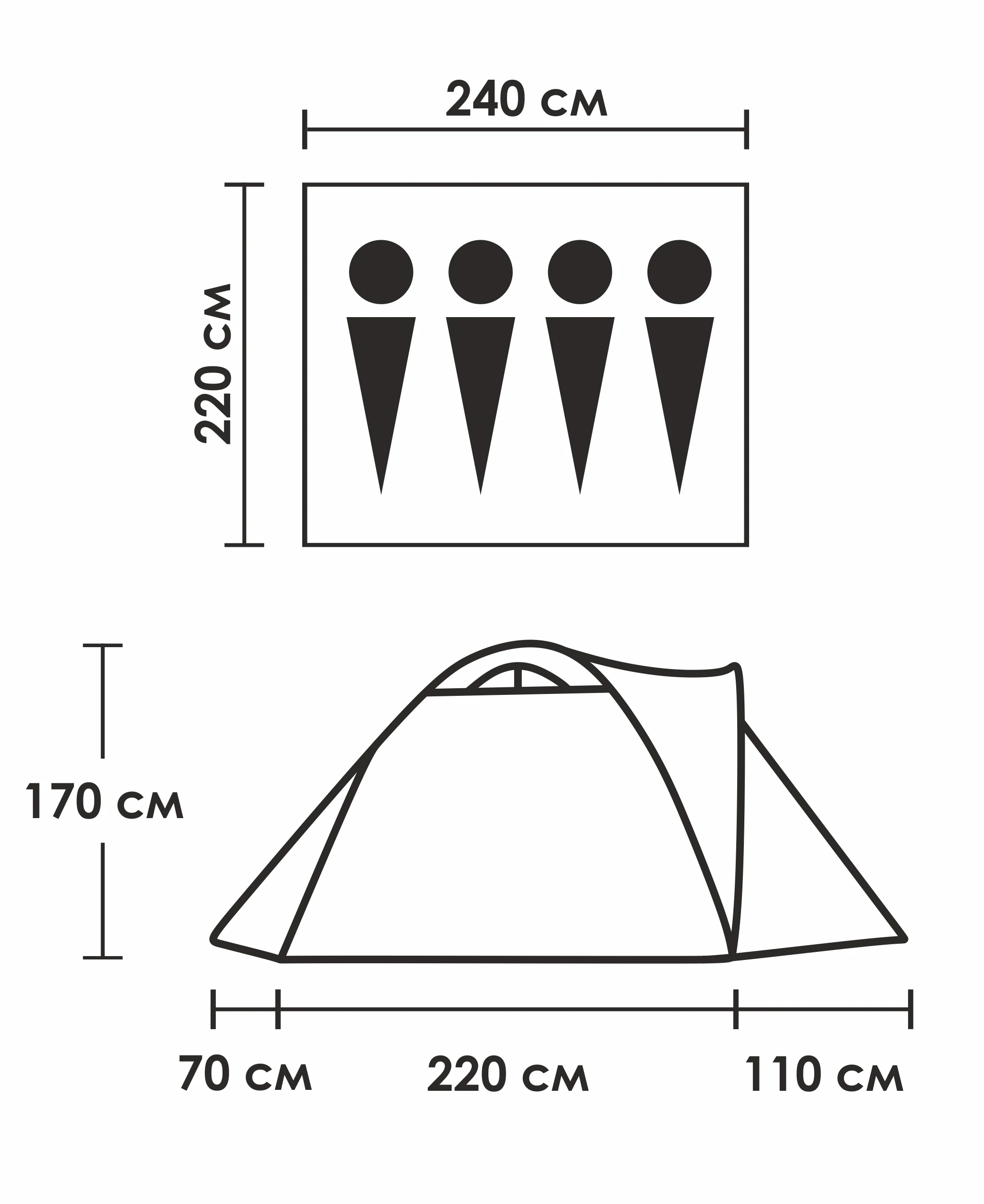 Палатка 1677D летняя туристическая рыбалка для отдыха автоматическая все летней