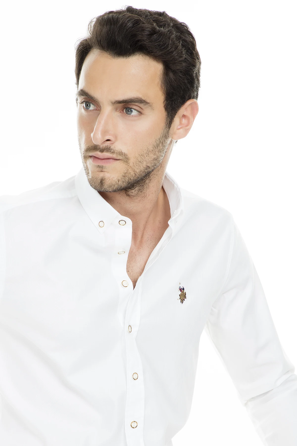 U. S. Polo рубашка мужская G081SZ004|Повседневные рубашки| |