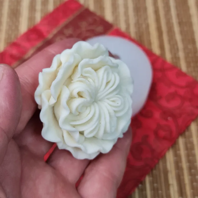 Силиконовая форма для шоколада карамели Цветок№111Роза-Остина&quot02594для леденцов