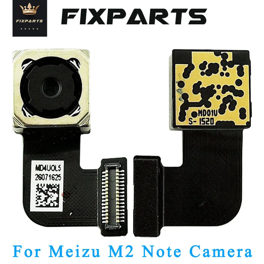 

Camera For MEIZU M2 Note Rear Camera Flex Cable Ribbon Replacement Parts Big Camera Original New 13MP Meizu M2 Note Back Camera