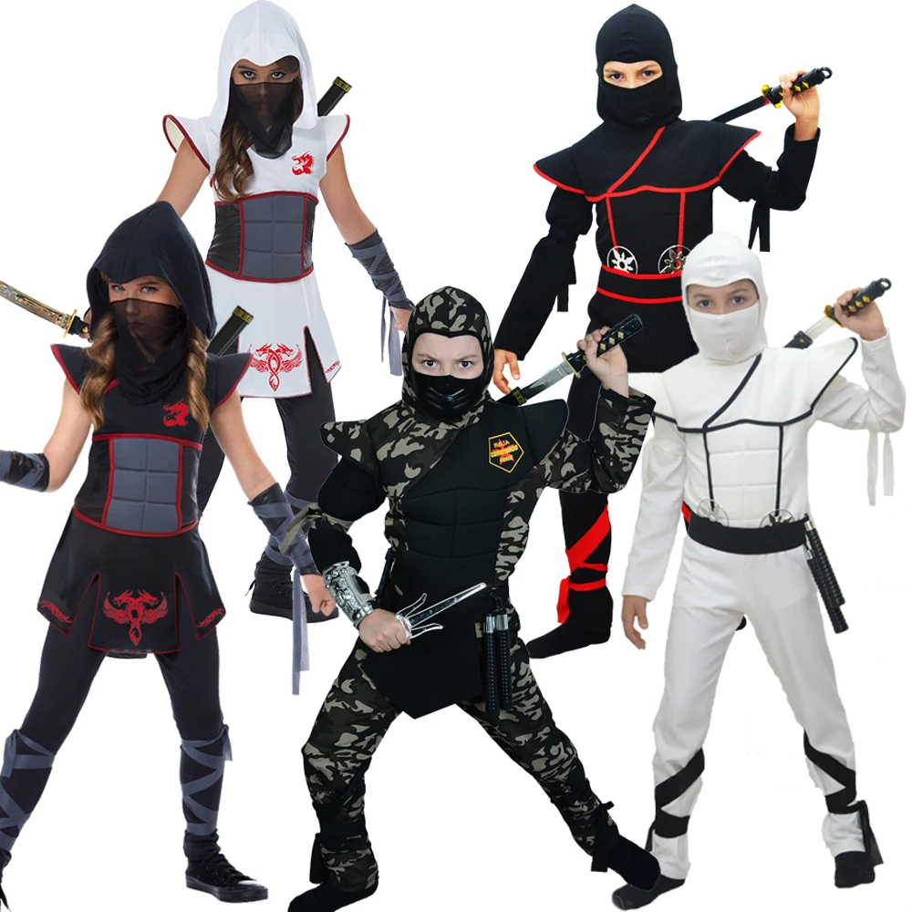 Костюм ниндзя детский костюм для вечевечерние нарядное платье на Хэллоуин