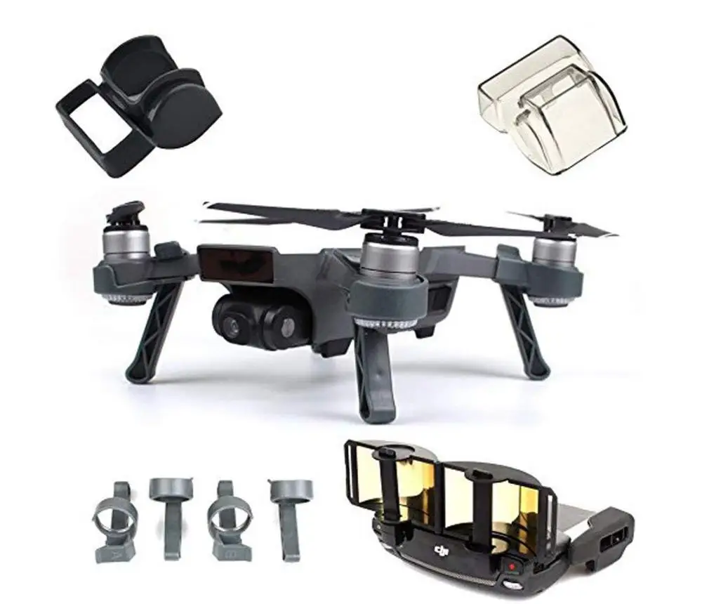Набор аксессуаров для Комплект комбо DJI Spark объектив Кепки солнцезащитный