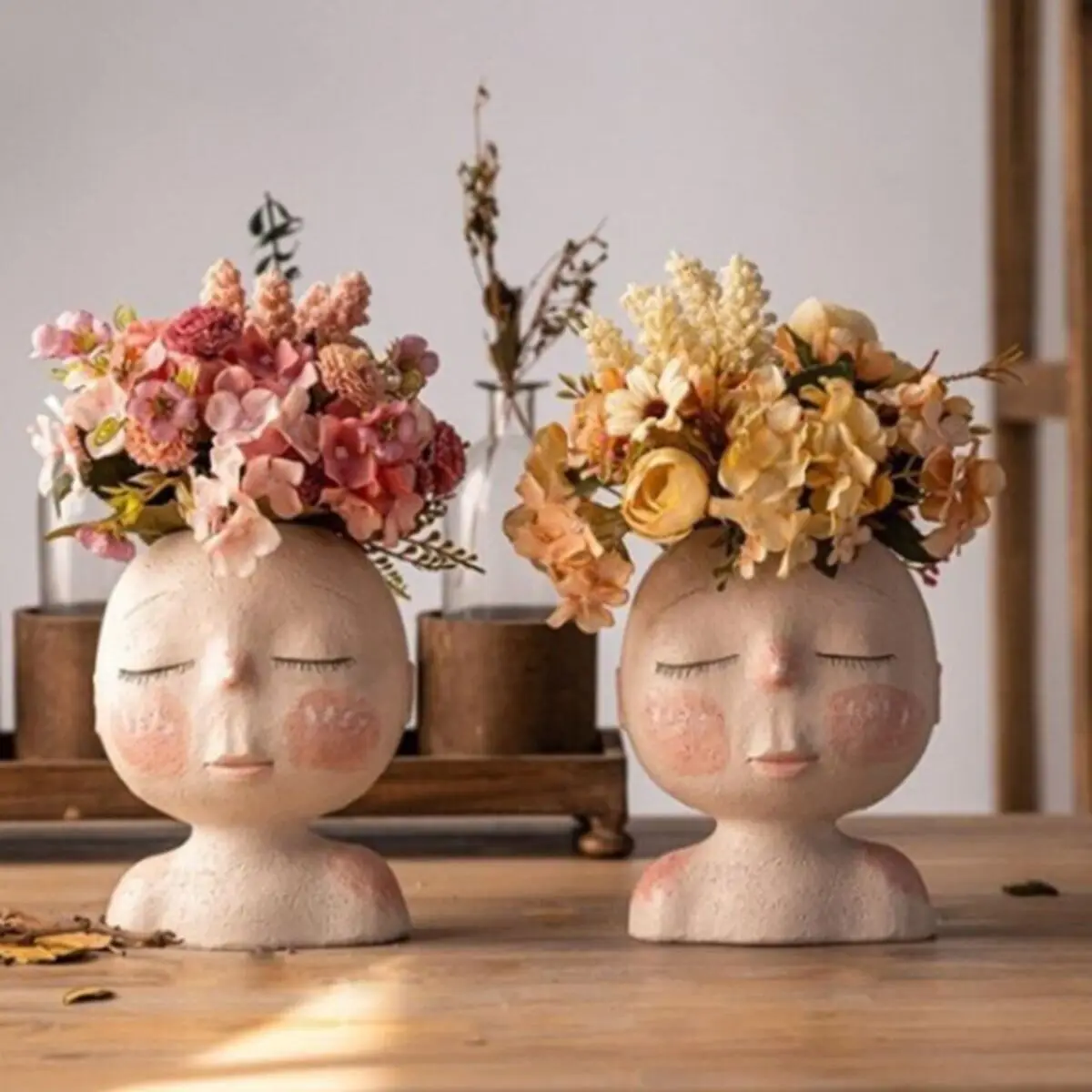 

1pc soft color flower pot different authentic serene flower pot plant pot flower bed