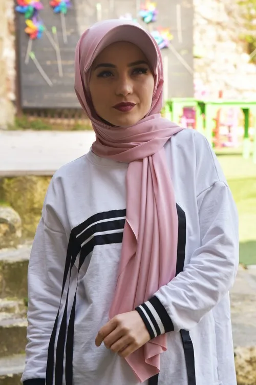 Boneli Hat Shawl Muslim Hijab Shawl Scarf Women Spring Summer Color Female Hijab Scarf Ladies Foulard Femme Muslim Veil