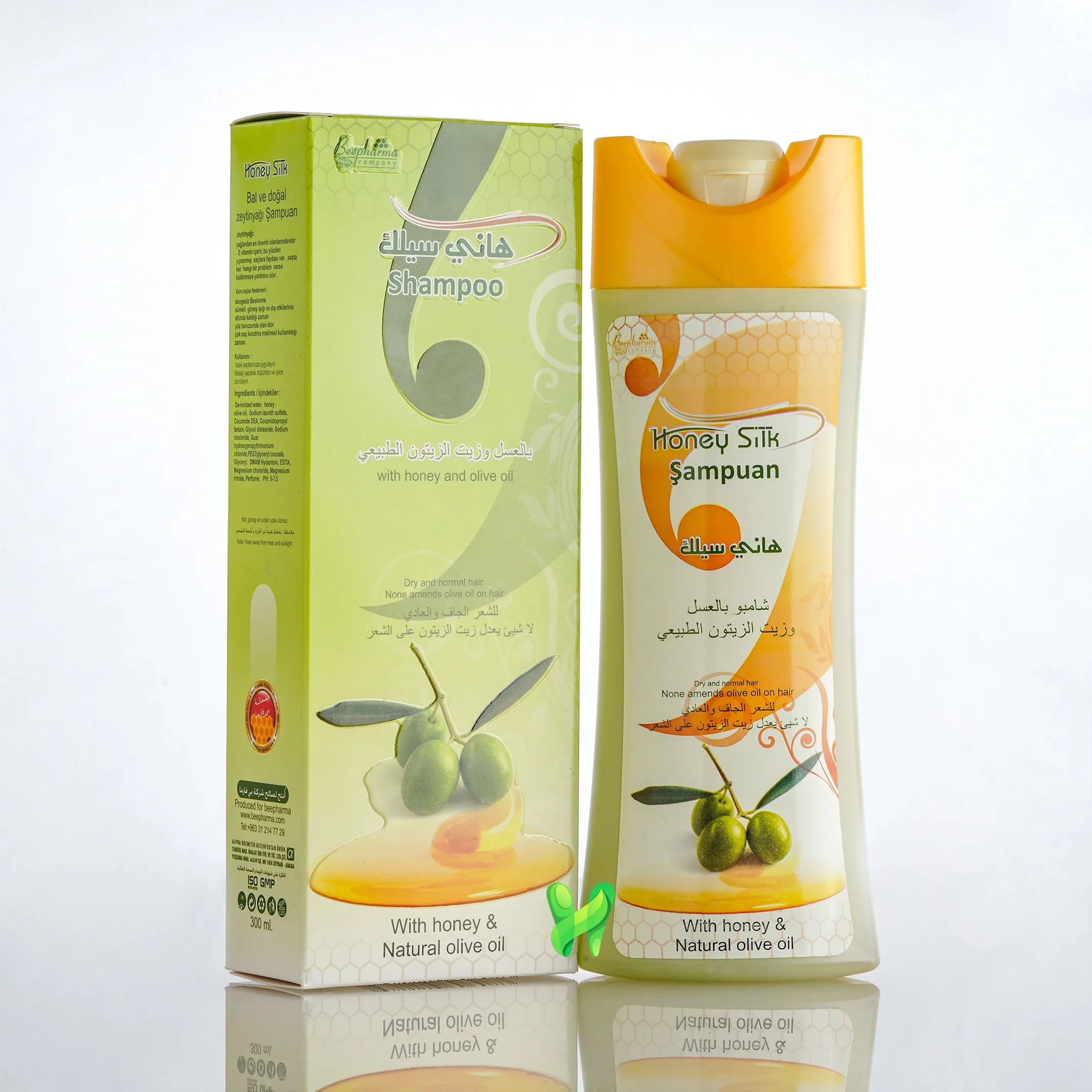 

HONEY SILK Shampoo, with Bee Honey & Natural Olive Oil, for Dry and Normal Hair, 300 ml