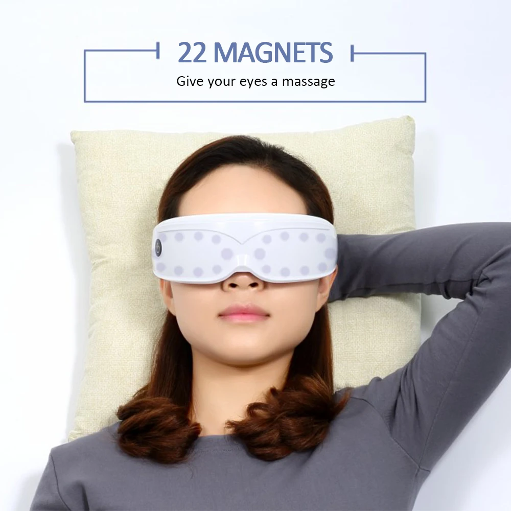 

Electric Vibration Eye Massager Smart Touch Eye Care Device Wrinkle Fatigue Relieve Vibrate Massage Hot Compress Therapy Glasses