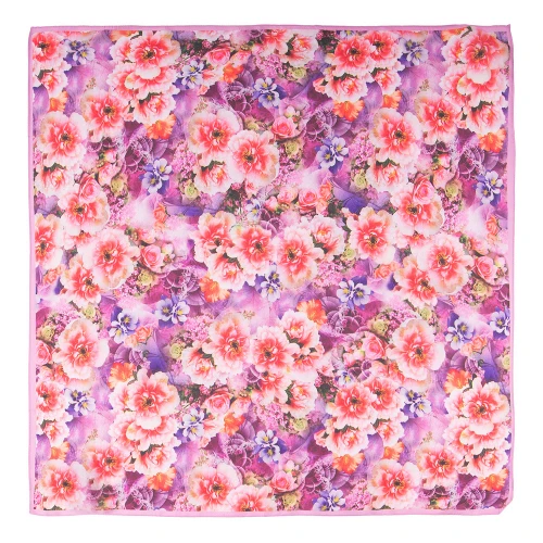 Платок женский шёлковый с принтом шейный и на голову размер 85х85 см Head Scarf women summer
