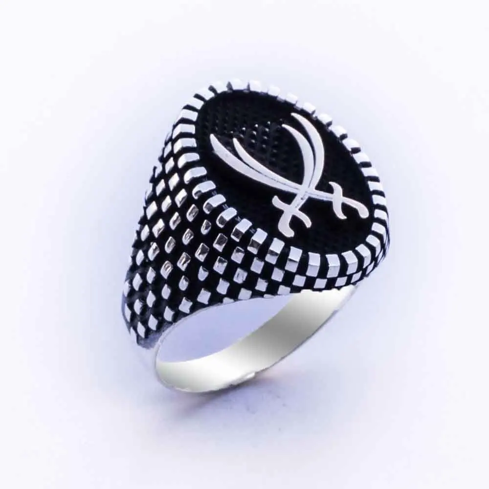 925 пробы Серебряное кольцо для мужчин с символом меча|Мужские носки| |