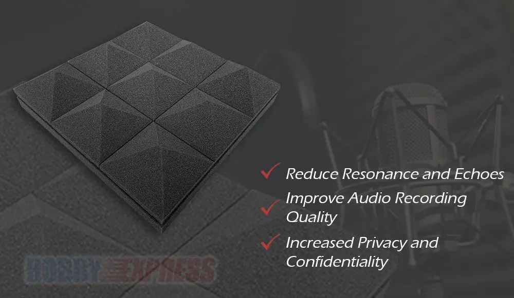 Плоские конические акустические панели Arrowzoom Pro Series студийные звукопоглощающие