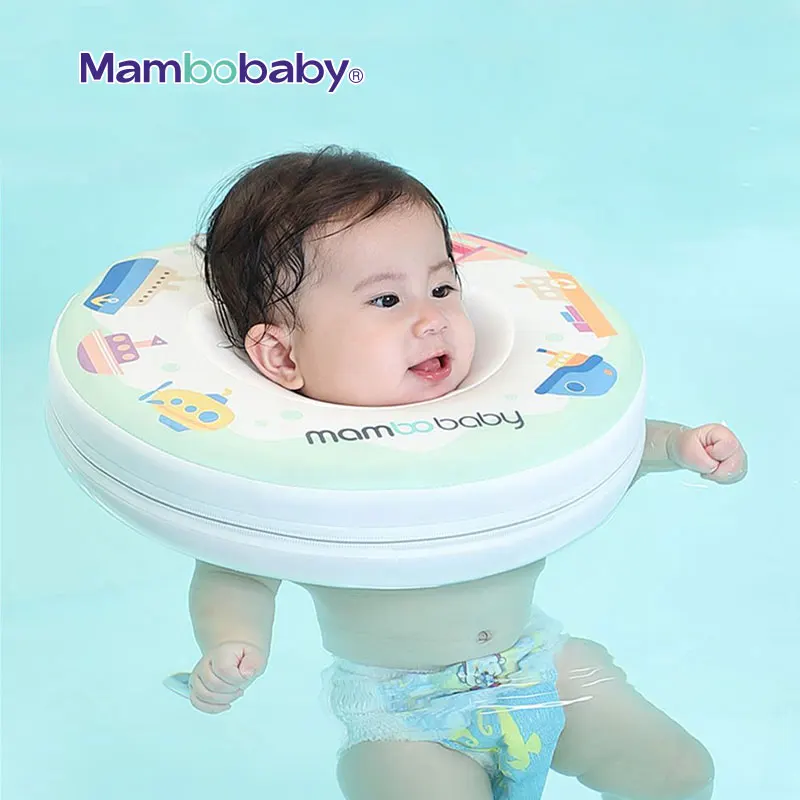 Плавающий шейный поплавок Mambobaby для детей 0-12 месяцев однотонный не надувной
