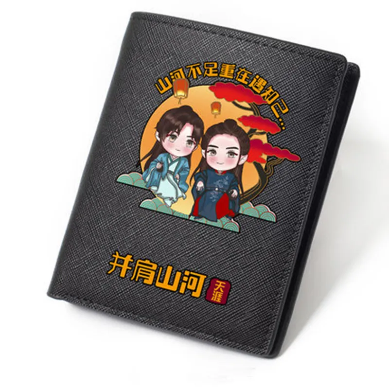 WORD OF HONOR Short Wallets High Quality PU Leather Casual Teenagers Coin Purse Unisex Black Student Notecase Fans Gift |