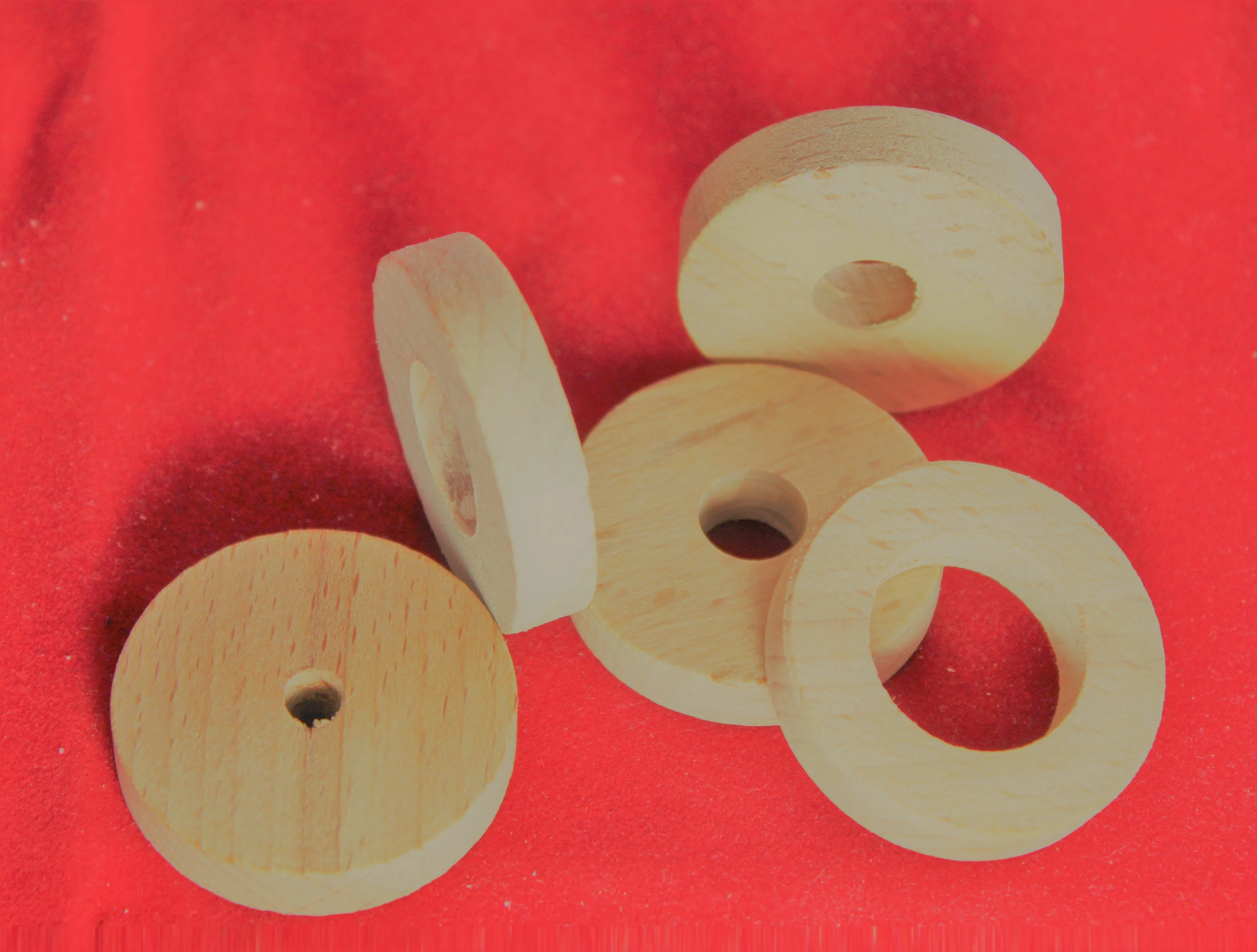 Деревянные заготовки круглые диаметр 35 мм колеса с отверстием из бука толщина 8