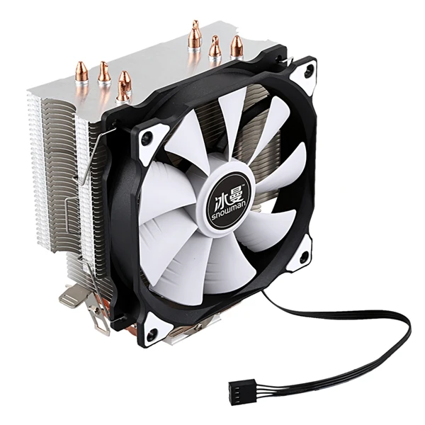 LYH-SNOWMAN cpu 5 тепловые трубки с прямым контактом freeze Tower система охлаждения cpu охлаждающий вентилятор с PWM вентиляторами