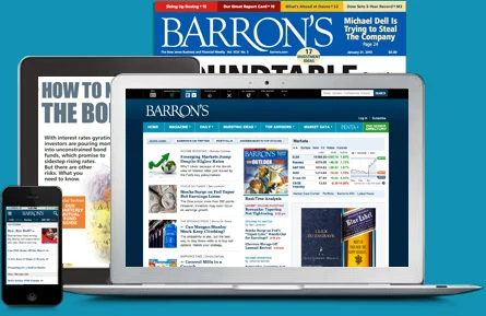 

BARRONS 3 yearrs Digital Subscr iption BARRON'S iOS/Android/PC - Anywhere