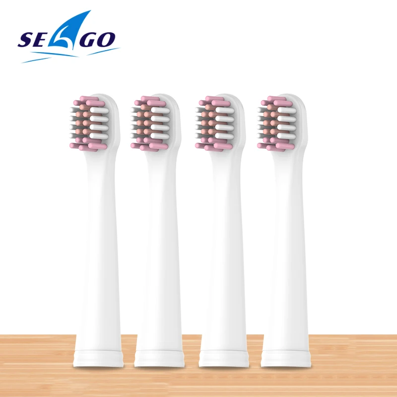 SEAGO 4pcs/lot Original Replacement Brush Heads for EK8/EK9 Electric Toothbrush Head Replaceable Nozzle for EK10 Teeth Brush