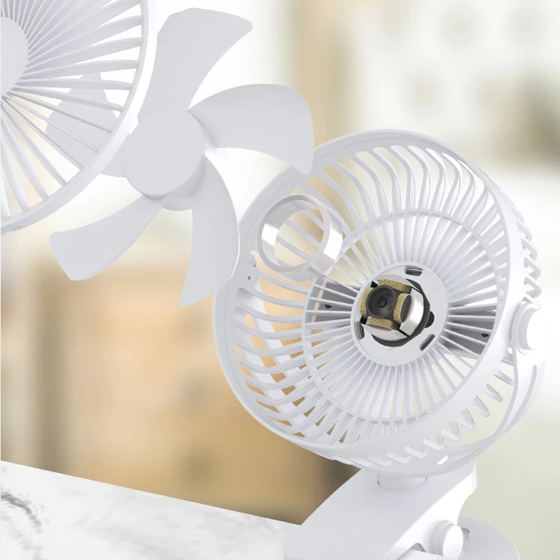 

Plug-in USB Fan Portable Mini Car Clip-type Mute Portable Clip Fan Wind Power Household Desktop Crib Handheld Fan