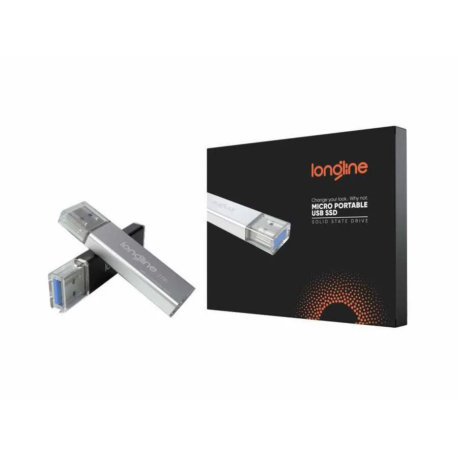 Портативный SSD-накопитель LONGLINE 120 / 128 240 256 480 512 960 1024 ГБ 550 Мб/500 МБ скорость чтения и
