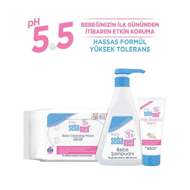Sebamed детский шампунь влажные салфетки пеленки Сыпь Крем Набор 441955892| |