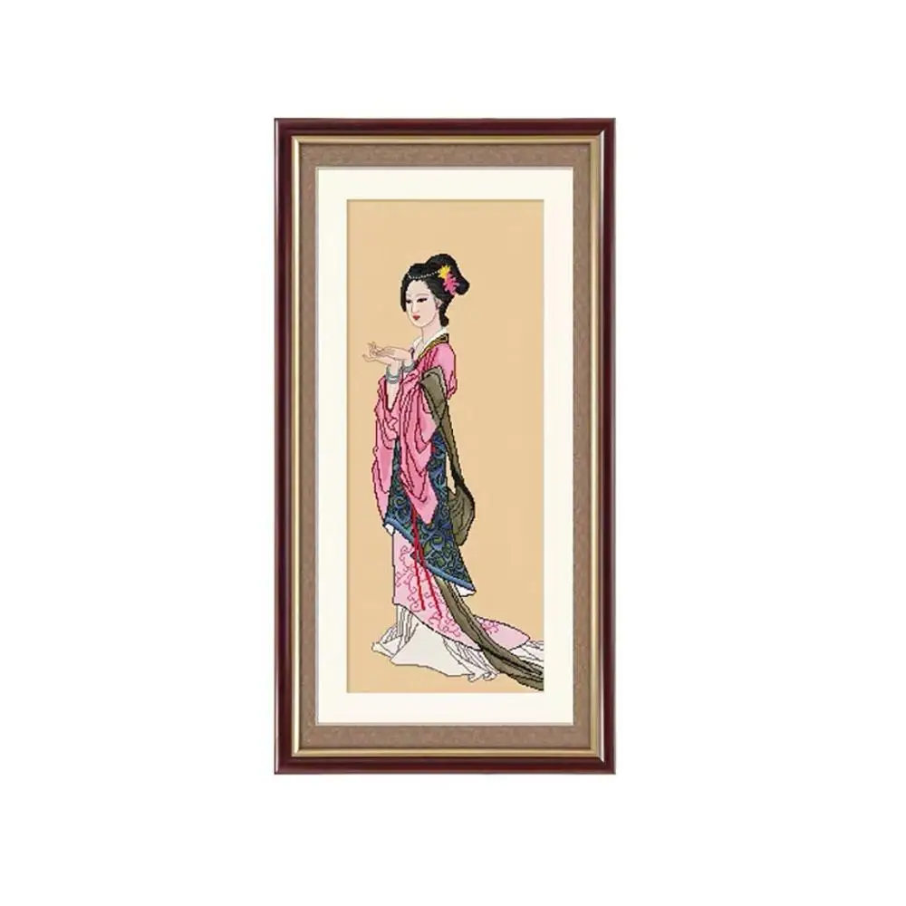 Романтичный пейзаж в восточном стиле Азиатский мотив древние красоты с четырьмя