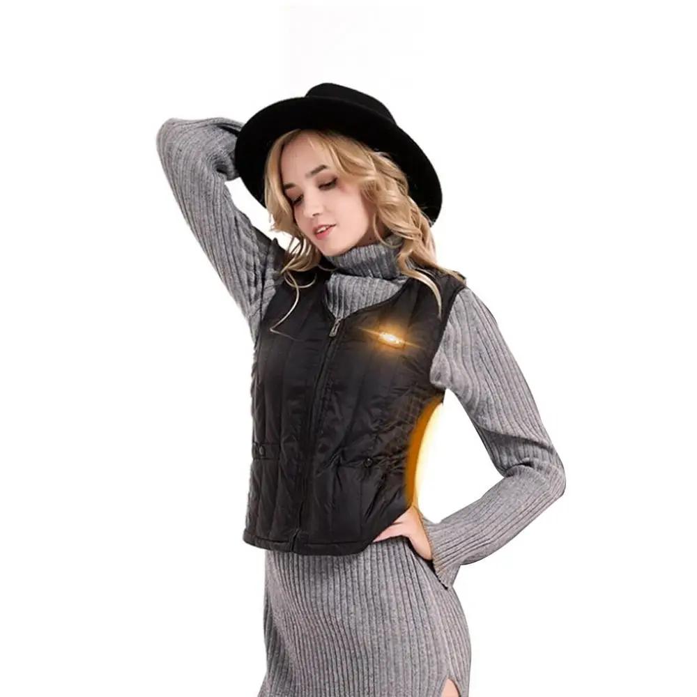 

Ultra Light Waterproof Warm Breathable Thermostat Electric Down Vest Heating Vest Winter Warm Body Electric Heating Clothes