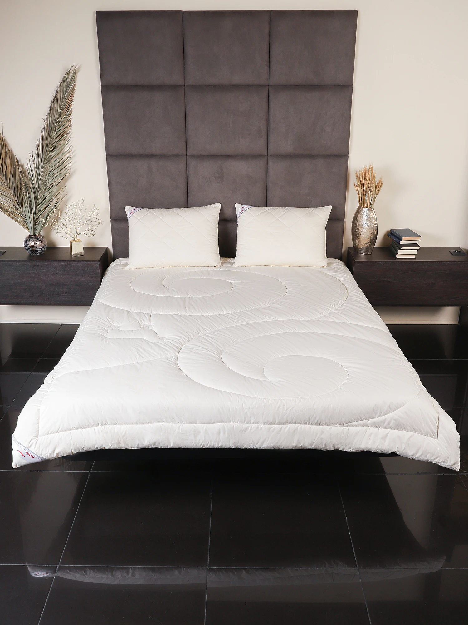 Одеяло &quotШерсть Мериноса&quot + &quotЛебяжий пух&quot. Чехол хлопок тик ультра теплое