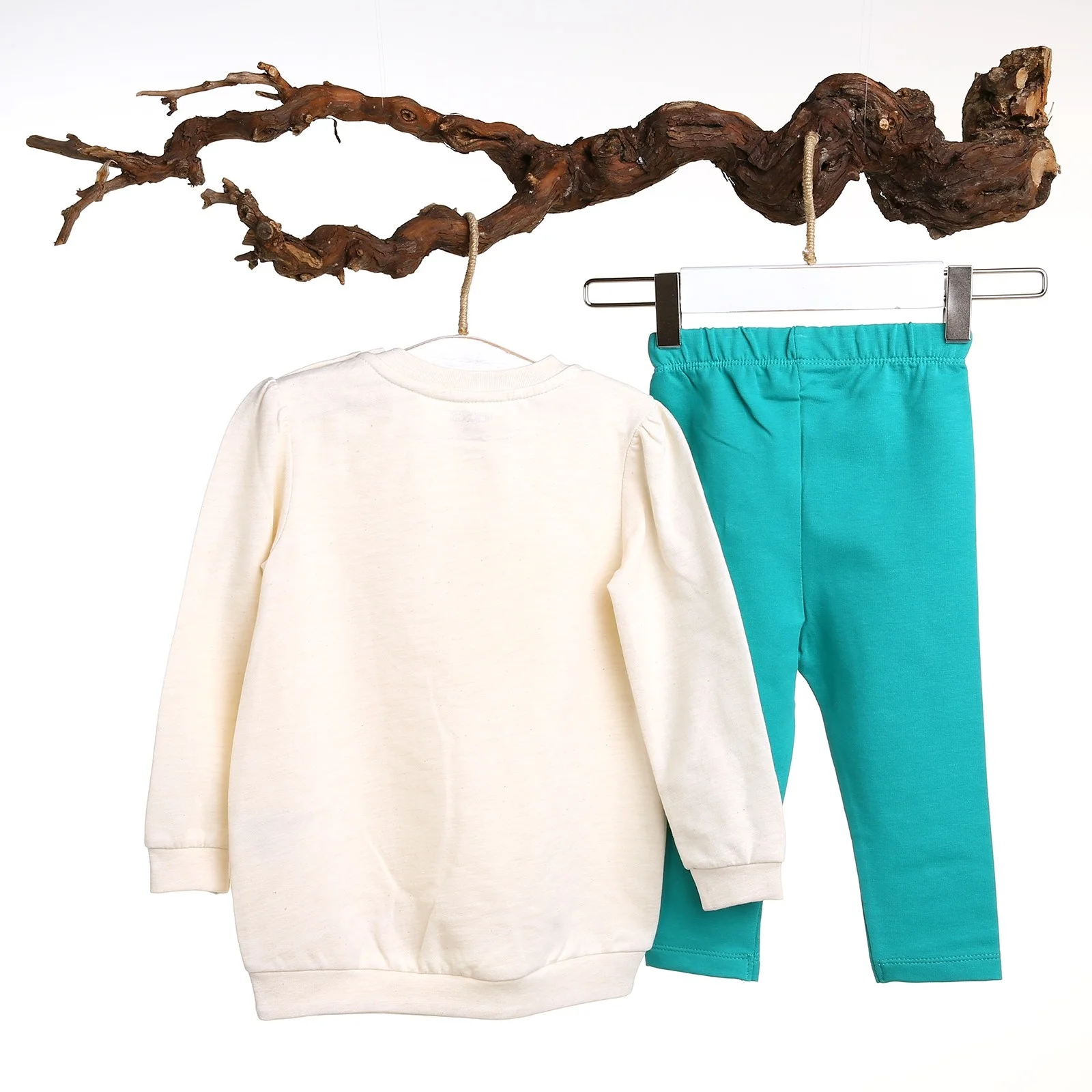 Ebebek HelloBaby/Зимний комплект с толстовкой и леггинсами для маленьких девочек| |