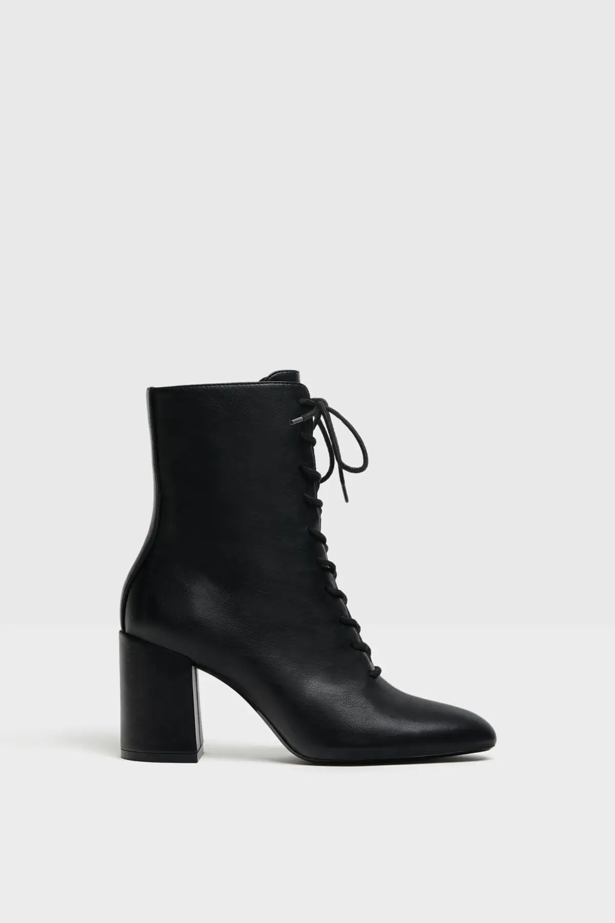 Женские высокие ботинки на платформе Черные ботильоны до бедра обувь для