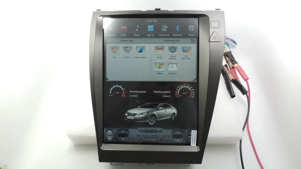 "YOKOTRON" 10," Telsa стиль сенсорный Android 6,0 Автомагнитола RDS для Lexus ES300 ES350 2010-2013+ gps LHD ТОЛЬКО