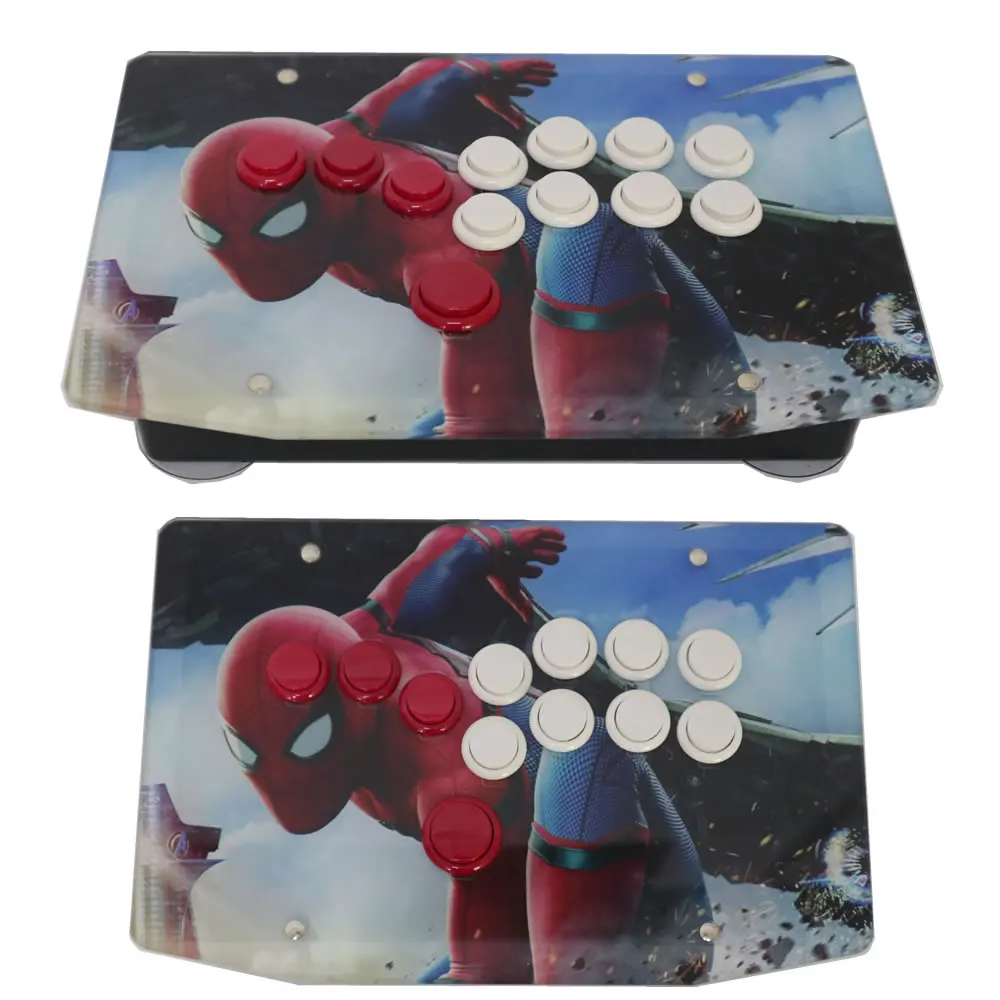 

RAC-J500B All Buttons Hitbox Style Arcade Joystick Fight Stick Game Controller Artwork Panel For PC USB