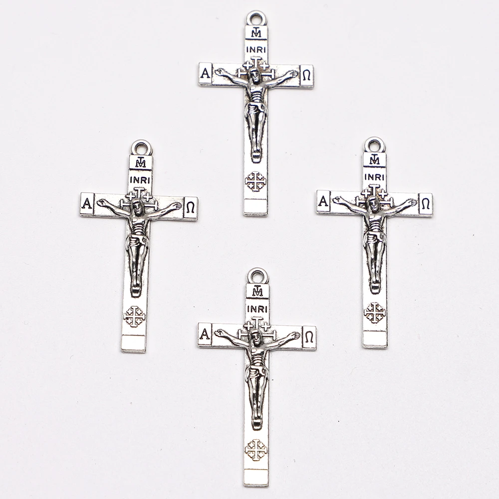 100 шт Jerusalem Розария ожерелье Подвесной крест с распятием|pendant camera|pendant discpendant jade |