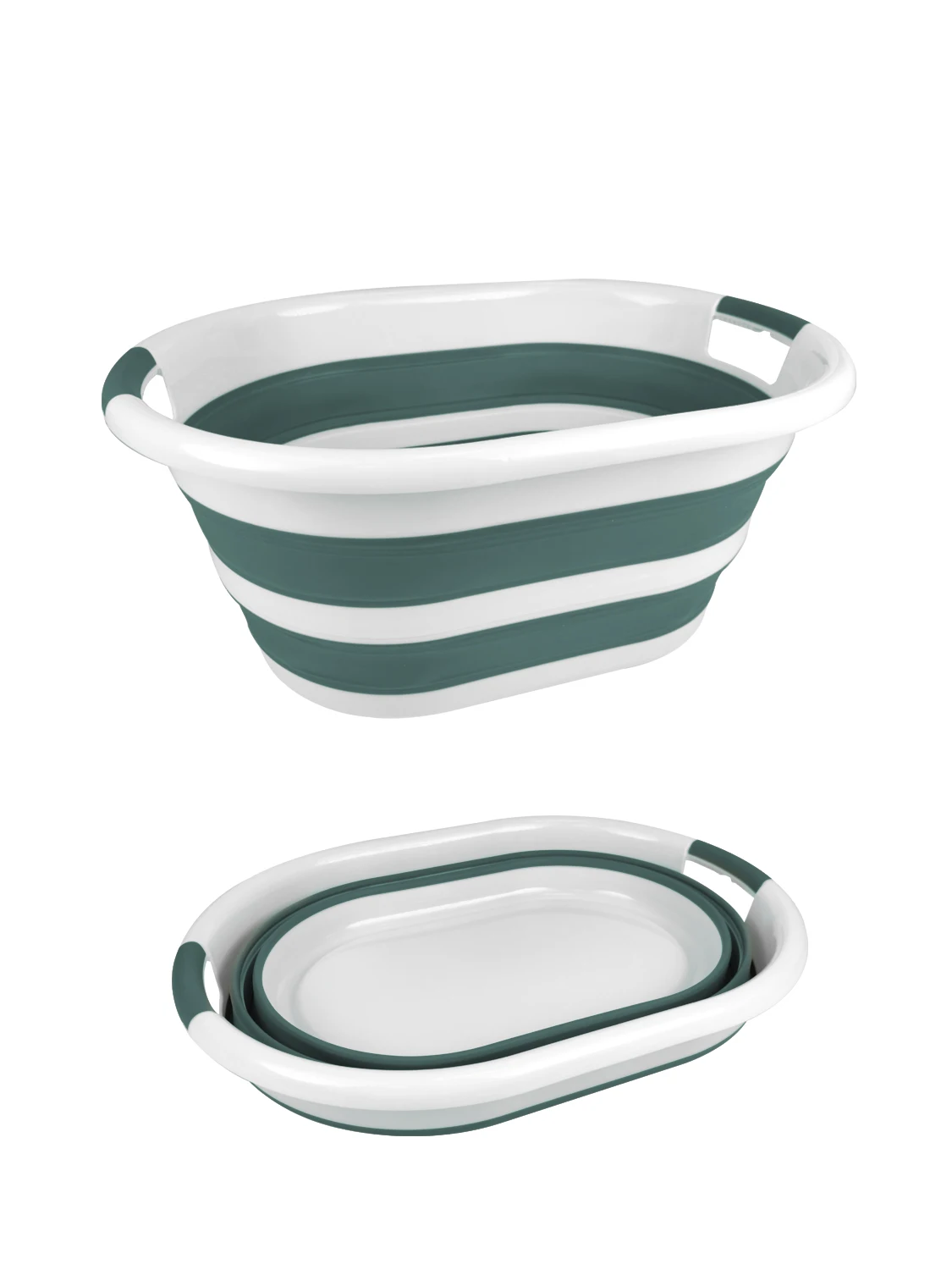 Celltix таз складной 10л. , без крышки, 54*39*24см, силикон, бело-серый es-bs-portable-24l. таз силиконовый складной 10л. силиконовый таз. таз складной силиконовый 24 литра.