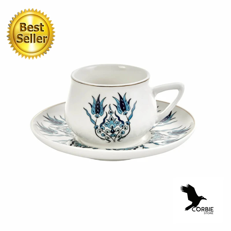 

Karaca Iznik New Form 6 Person Coffee Cup Set