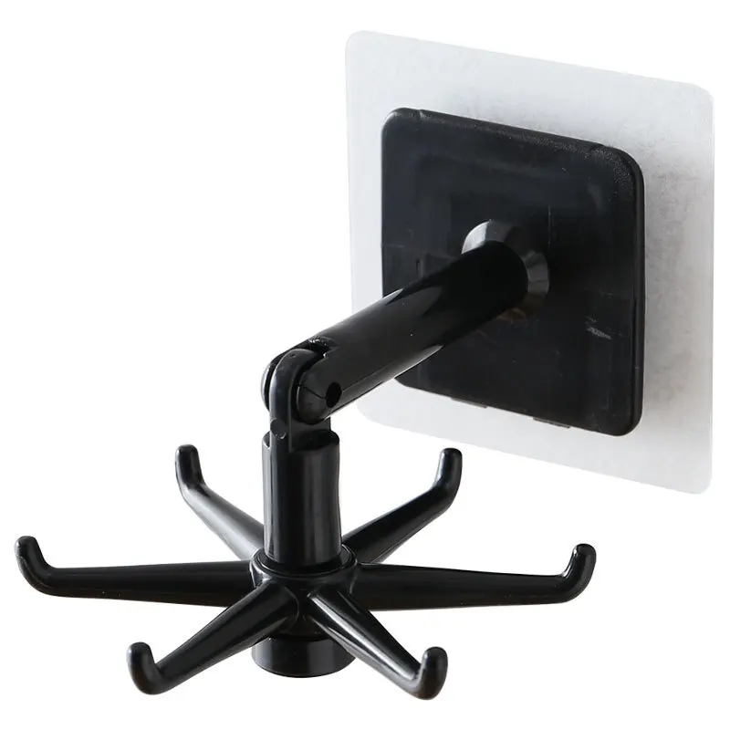 

Punch-free Multi-Purpose Hooks 360 Degree Rotatable Kitchen Utensil Hook Seamless Holder Organizador Home Storage Accessories
