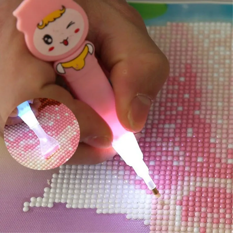 Аксессуары для кристаллической мозаики точечная ручка аппликатор со светом