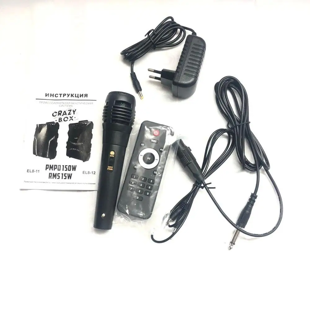 Speaker system OM&ampS MR-213A speaker 8 &quotincluding a bluetooth headset and USB flash drive combo sound amplifier | Электроника