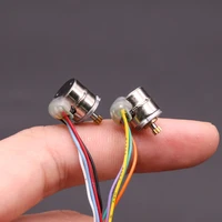 1 pair 8mm stepper motor micro 2 phase 4 wire stepping motor with 9 teeth gear and connecting line wireshaft diameter 1 5mm