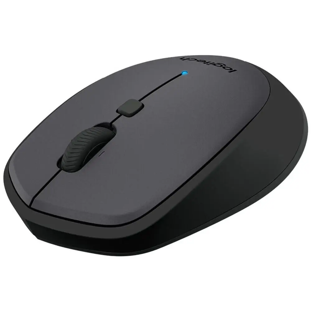 Беспроводная мышь logitech M336 Bluetooth 3,0, Мыши для ноутбуков изогнутой формы с резиновой рукояткой, компактный мобильный дизайн для Windows 7/8/10