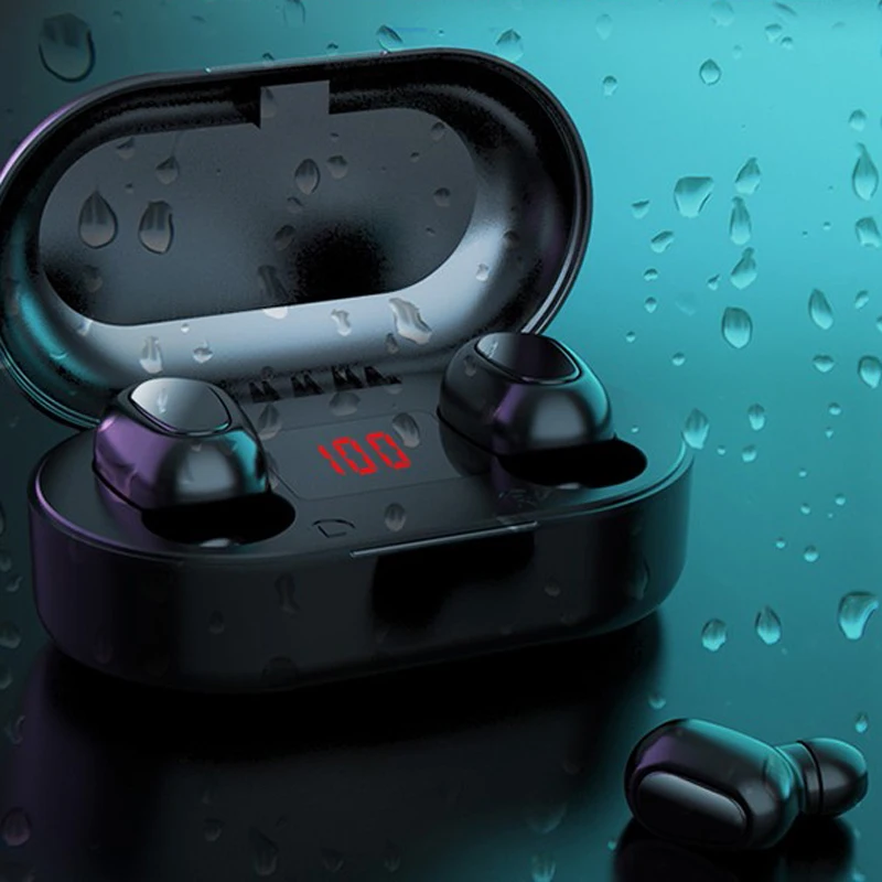 TWS Bluetooth 5 0 беспроводные наушники миниатюрные наушники-вкладыши HiFi 5D стерео