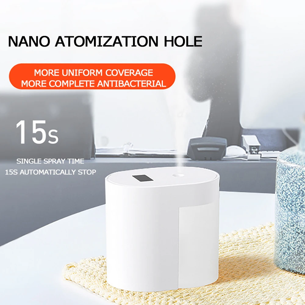

Automatic Alcohol Disinfection Sprayer Mini Infrared Induction Touchless Hand Sanitizer Dispenser mini humidifier Home Office