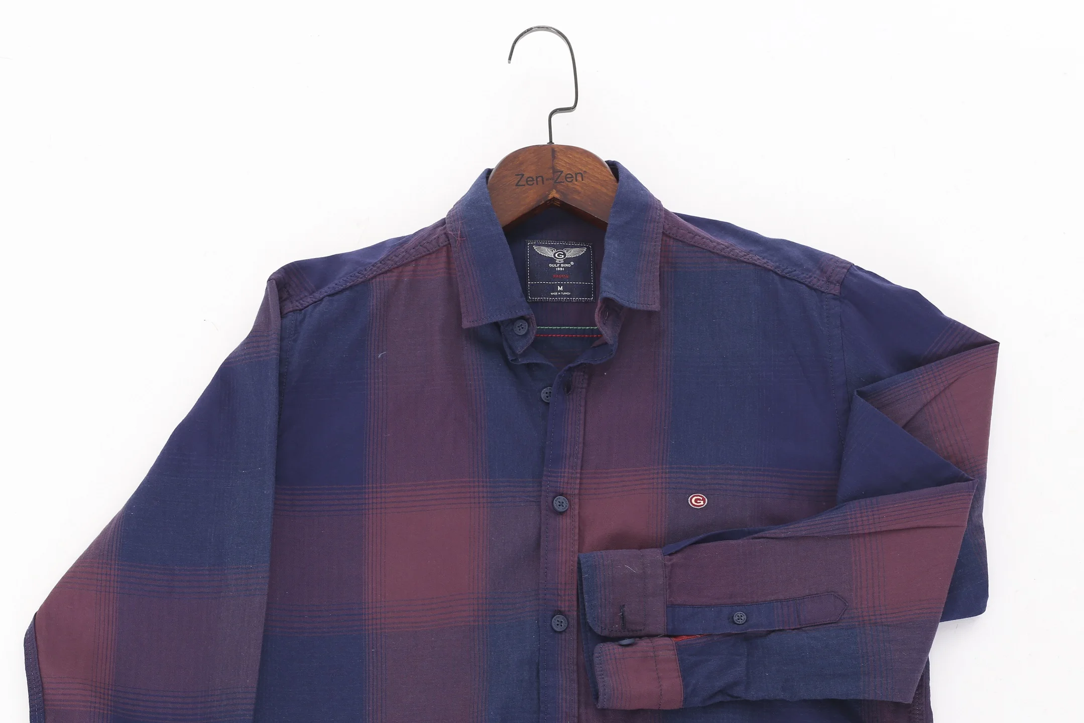 

GULF BIRD CLARET RED CHECKED MENS SHIRT FLANNEL Shirts Gift For MEN 2020 STYLE SLIM FIT %100COTTON REAL EUROPEAN SIZE HOMME