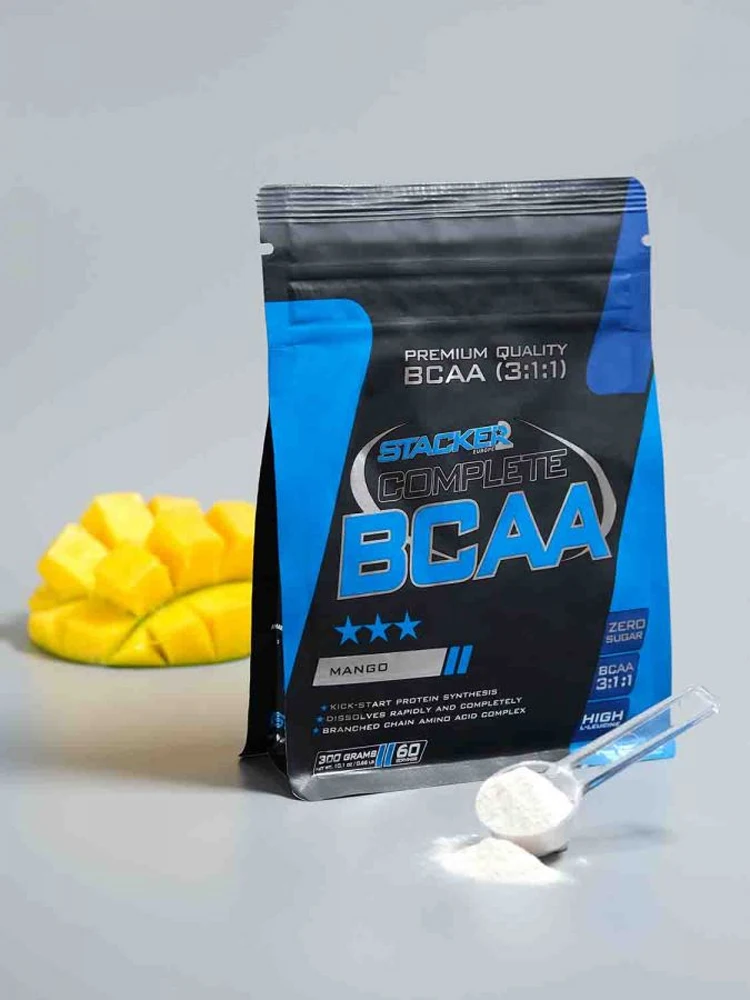 Stacker2 Complete BCAA 3:1:1 300 гр натуральные аминокислоты спортивное питание набор мышечной